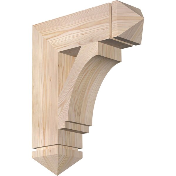 Ekena Millwork Imperial Arts & Crafts Smooth Bracket, Douglas Fir, 5 1/2"W x 20"D x 24"H BKT06X20X24IMP03SDF - main